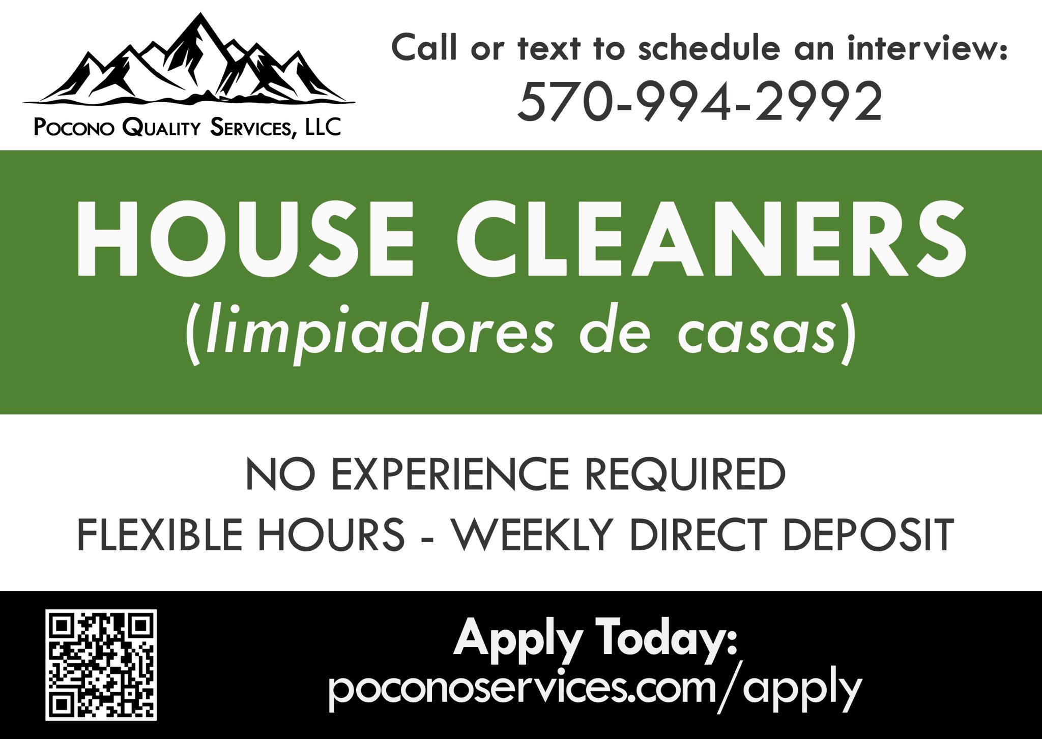 Hiring House Cleaners