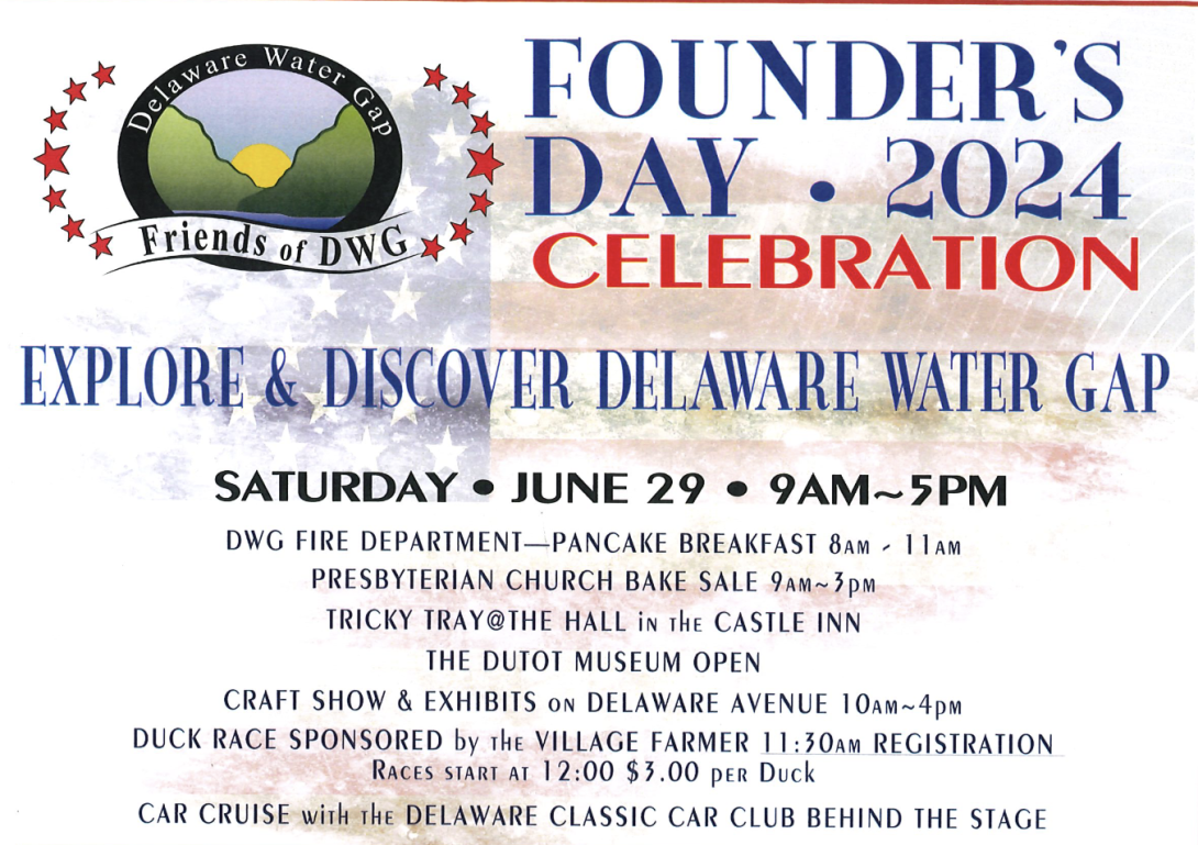 Founder's Day Celebration Saturday June 29!