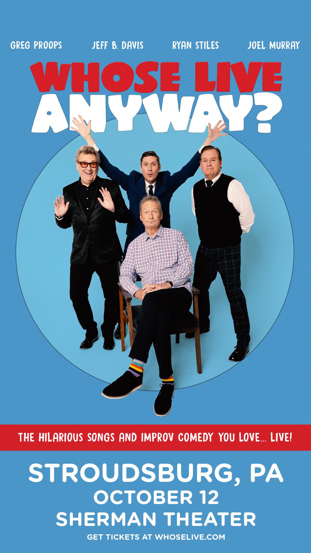 Sunday, October 12 Doors: 6:30pm // Show: 7:30pm  $51.50 to $79.73 (fees included)